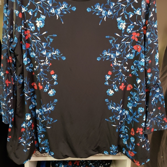 Alfani Plus size floral print top - Picture 2 of 8
